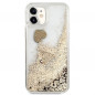Apple iPhone 11 Hülle Guess Liquide Glitter Charms Elegant  Gold
