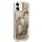 Apple iPhone 11 Hülle Guess Liquide Glitter Charms Elegant  Gold