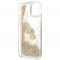 Apple iPhone 12 Hülle Guess Liquide Glitter Charms Elegant  Gold