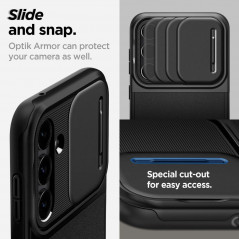 Samsung Galaxy S23 FE Hülle Spigen Armor Schwarz