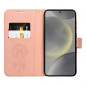 Samsung Galaxy A25 5G Book Handytaschen MEZZO Book Traumfänger  Flaum