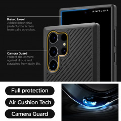 Samsung Galaxy S24 ULTRA Hülle Spigen Armor Elegant  Schwarz