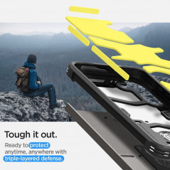 Samsung Galaxy S24 PLUS Hülle Spigen Armor Schwarz