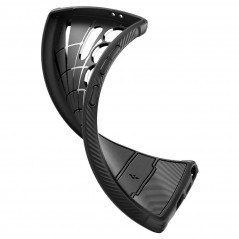 Samsung Galaxy S24 ULTRA Hülle Spigen Armor Kohlenstoff-Faser, Elegant  Schwarz