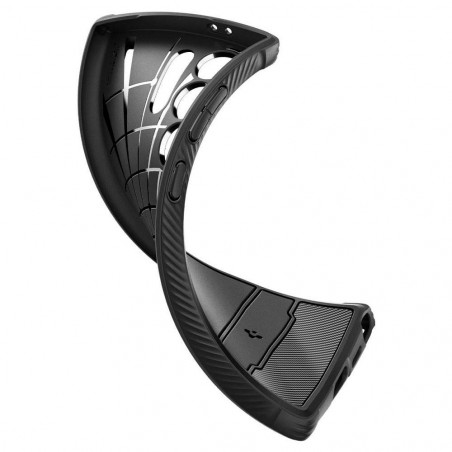 Samsung Galaxy S24 ULTRA Hülle Spigen Armor Kohlenstoff-Faser, Elegant  Schwarz