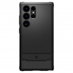 Samsung Galaxy S24 ULTRA Hülle Spigen Armor Kohlenstoff-Faser, Elegant  Schwarz