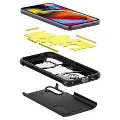 Samsung Galaxy S23 FE Hülle Spigen Tough Armor Schwarz