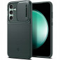 Samsung Galaxy S23 FE Hülle Spigen Optik Armor Abgrundgrün