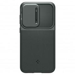 Samsung Galaxy S23 FE Hülle Spigen Optik Armor Abgrundgrün