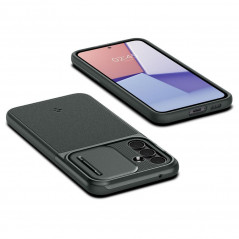 Samsung Galaxy S23 FE Hülle Spigen Optik Armor Abgrundgrün