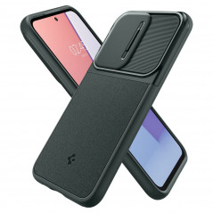 Samsung Galaxy S23 FE Hülle Spigen Optik Armor Abgrundgrün