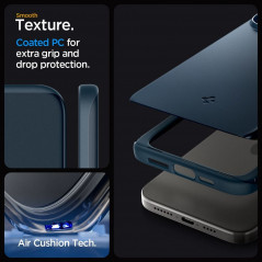 Apple iPhone 15 Pro Max Hülle Spigen Thin Fit Metallplatte