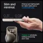 Apple iPhone 15 Pro Max Hülle Spigen Ultra Hybrid Kristallklar  Natürliches Titan