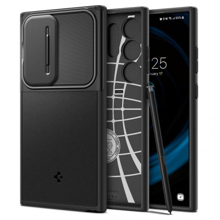 Samsung Galaxy S24 ULTRA Hülle Spigen Armor Schwarz