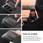 Samsung Galaxy S24 ULTRA Hülle Spigen Armor Schwarz