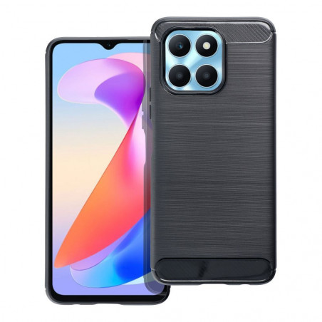 Honor X6a Hülle Carbon Elegant  Schwarz