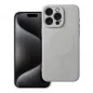 Apple iPhone 15 Pro Max Hülle Silicone Mag Cover MagSAFE  Titan