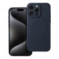 Apple iPhone 15 Pro Max Hülle Silicone Mag Cover MagSAFE  Blaues Titan