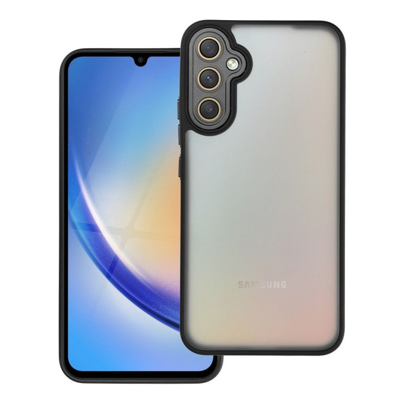 Samsung Galaxy A34 Hülle VARIETE Elegant  Schwarz