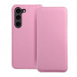 Samsung Galaxy S24 Book Handytaschen Dual Pocket book Hell-Pink