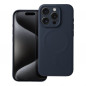 Apple iPhone 15 Pro Hülle Silicone Mag Cover MagSAFE  Blaues Titan