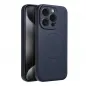 Apple iPhone 15 Pro Hülle Silicone Mag Cover MagSAFE  Blaues Titan