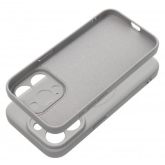 Apple iPhone 15 Pro Hülle Silicone Mag Cover MagSAFE  Titan