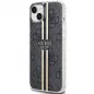 Apple iPhone 15 Hülle Guess 4G Gold Stripe Elegant  Schwarz