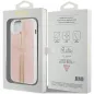 Apple iPhone 15 Hülle Guess 4G Gold Stripe Elegant  Rosa