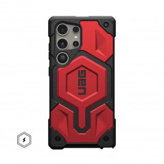 Samsung Galaxy S24 ULTRA Hülle Urban Armor Gear Monarch Pro MagSAFE  Magnet crimson