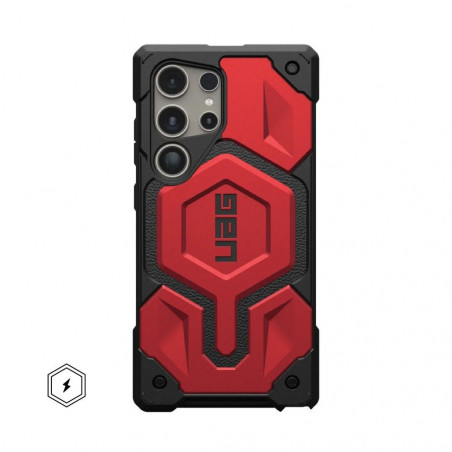 Samsung Galaxy S24 ULTRA Hülle Urban Armor Gear Monarch Pro MagSAFE  Magnet crimson