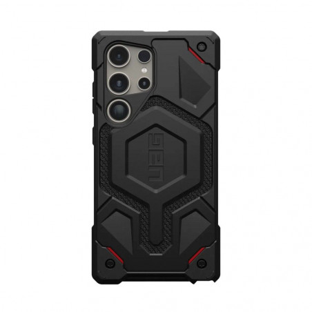 Samsung Galaxy S24 ULTRA Hülle Urban Armor Gear Monarch Premium-Gehäuse  MagSAFE   Kevlar Schwarz