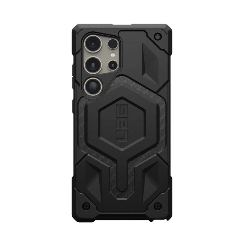 Samsung Galaxy S24 ULTRA Hülle Urban Armor Gear Monarch Premium-Gehäuse  MagSAFE  Karbonfaser