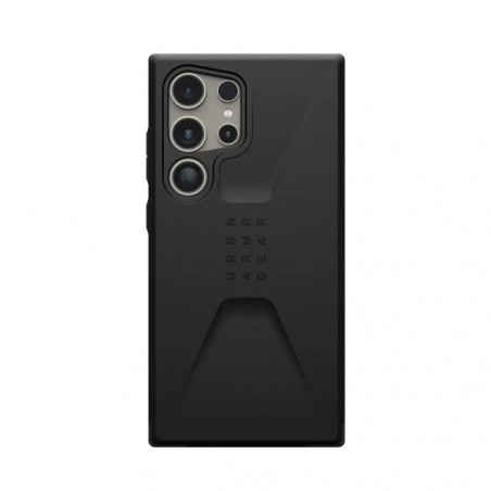 Samsung Galaxy S24 ULTRA Hülle Urban Armor Gear Civilian Premium-Gehäuse  MagSAFE  Schwarz