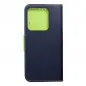 XIAOMI Redmi Note 13 5G Book Handytaschen Fancy Book Marine / Limette
