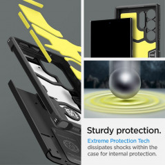 Samsung Galaxy S24 ULTRA Hülle Spigen Armor Schwarz