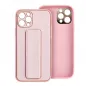 Samsung Galaxy A05s Hülle LEATHER Case Kickstand Rosa