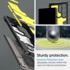 Samsung Galaxy S24 ULTRA Hülle Spigen Armor Schwarz