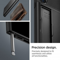 Samsung Galaxy S24 ULTRA Hülle Spigen Slim Armor CS Schwarz