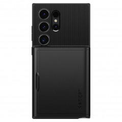 Samsung Galaxy S24 ULTRA Hülle Spigen Slim Armor CS Schwarz