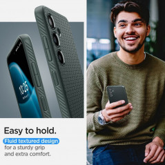 Samsung Galaxy S24 PLUS Hülle Spigen  Liquid Air Abgrundgrün