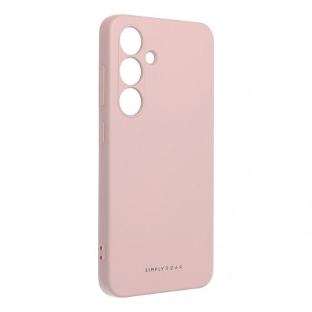 Samsung Galaxy S24 Hülle Roar Space Monochromatische, Elegant  Rosa