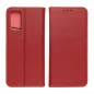 Samsung Galaxy A72 LTE Book Handytaschen Leather case SMART PRO Elegant  Rotwein
