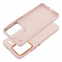 XIAOMI Redmi Note 13 Pro Plus 5G Hülle FRAME Elegant  Puderrosa