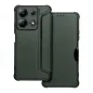 XIAOMI Redmi Note 13 4G Book Handytaschen Razor Book Kohlenstoff-Faser, Kohlenstoffmuster  Dunkelgrün
