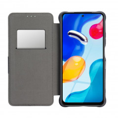 XIAOMI Redmi Note 13 4G Book Handytaschen Razor Book Kohlenstoff-Faser, Kohlenstoffmuster  Schwarz