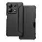 XIAOMI Redmi Note 13 4G Book Handytaschen Razor Book Kohlenstoff-Faser, Kohlenstoffmuster  Schwarz