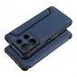 XIAOMI Redmi Note 13 4G Book Handytaschen Razor Book Kohlenstoff-Faser, Kohlenstoffmuster  Blau