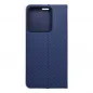 XIAOMI Redmi Note 13 5G Book Handytaschen LUNA Book Carbon Kohlenstoff-Faser, Elegant  Blau