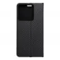 XIAOMI Redmi Note 13 Pro 5G Book Handytaschen LUNA Book Carbon Kohlenstoff-Faser, Elegant  Schwarz